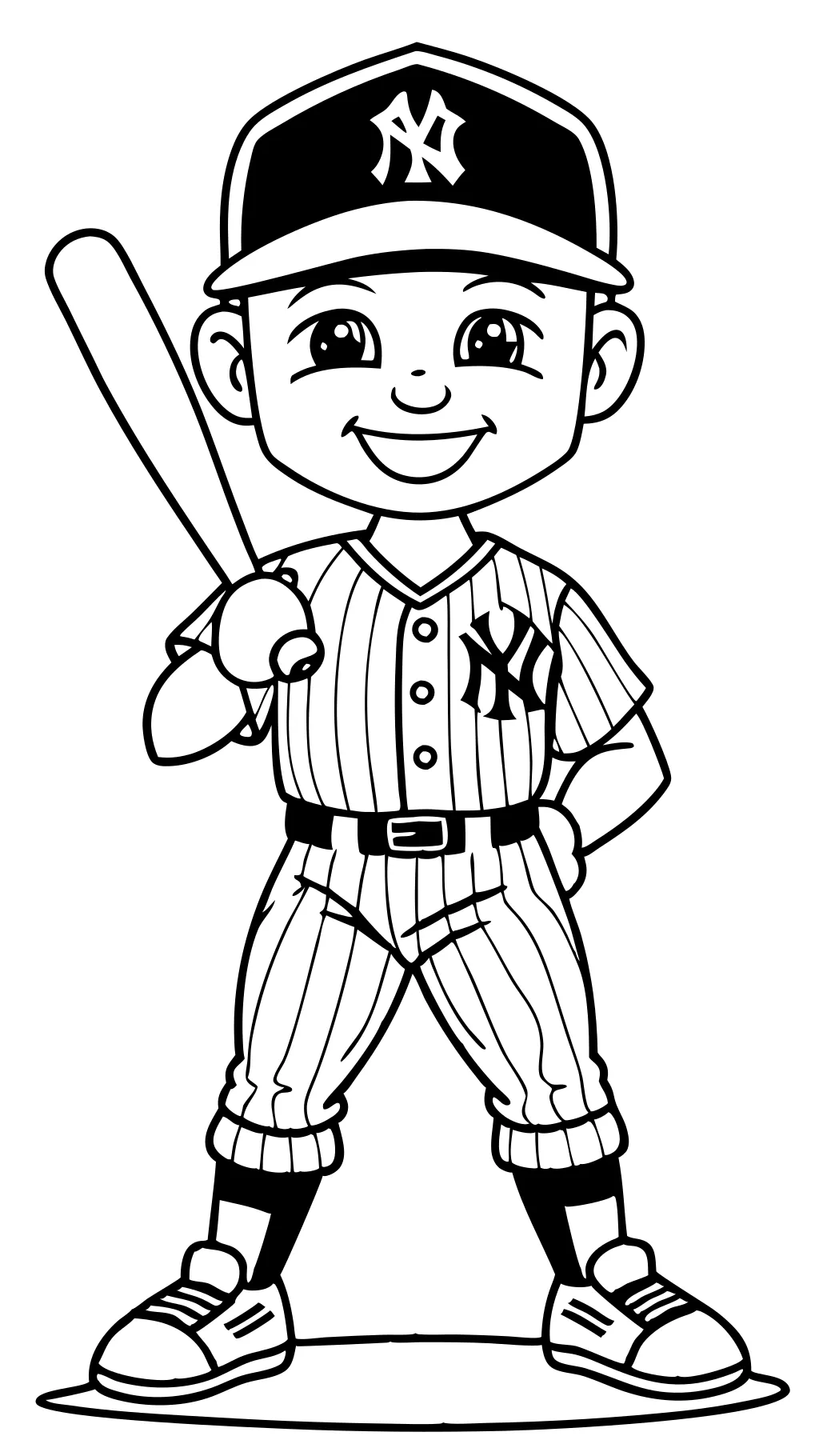 aaron judge coloring page